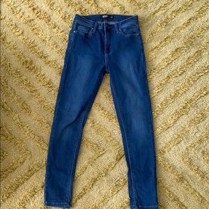 Dark blue skinny jeans